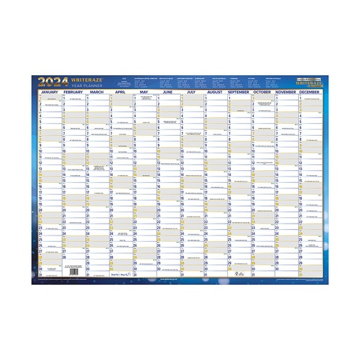 [WS5TKMM01] Writeraze 2024 Laminated Planner
