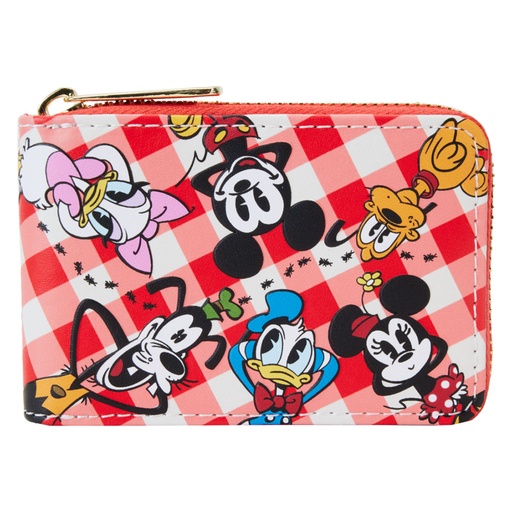[IC18XQXO01] Mickey & Friends Picnic Accordion Wallet