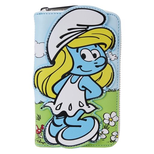 [IC18ILUU01] Smurfette Cosplay Zip Around Wallet