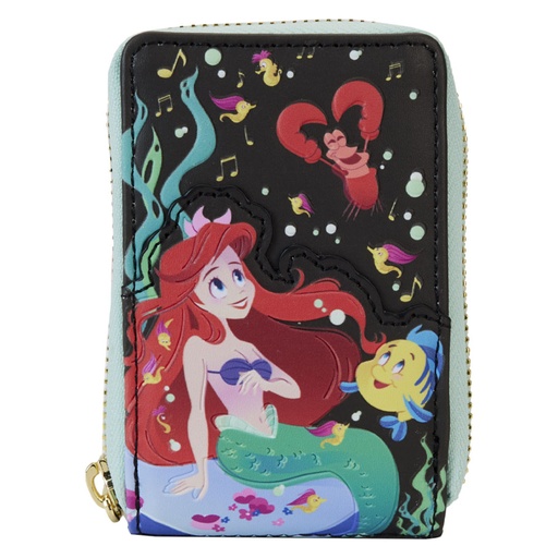 [IC18DXSN01] Little Mermaid 35th Anniv Life Is The Bubbles Zip Wallet