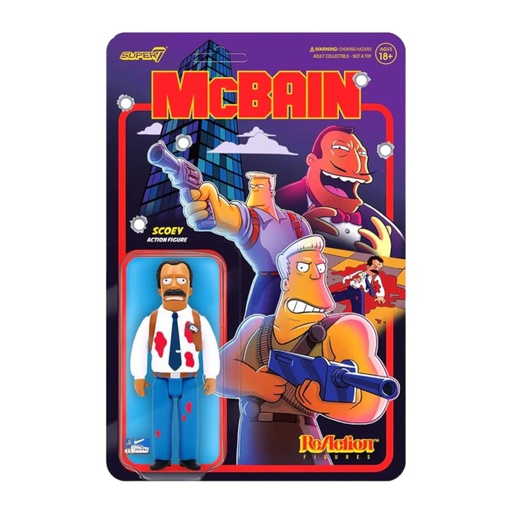 [IC18YAAU01] The Simpsons: McBain Scoey Reaction 3.75" Figure