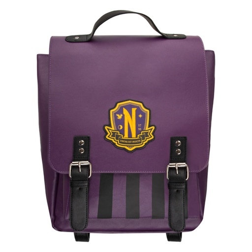 [IC18CBRT01] Wednesday TV Nevermore Academy Backpack (Purple)
