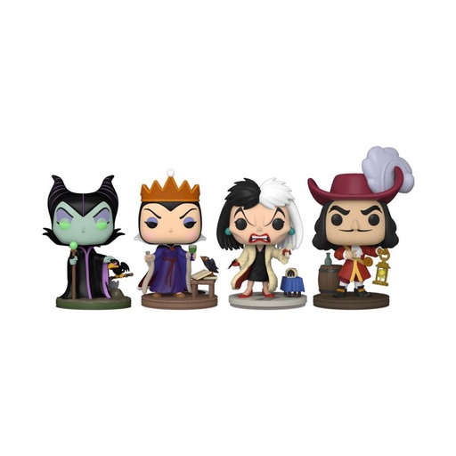 [IC18VMFV01] Disney: Villains US Exclusive Glow Pop! Vinyl 4-Pack