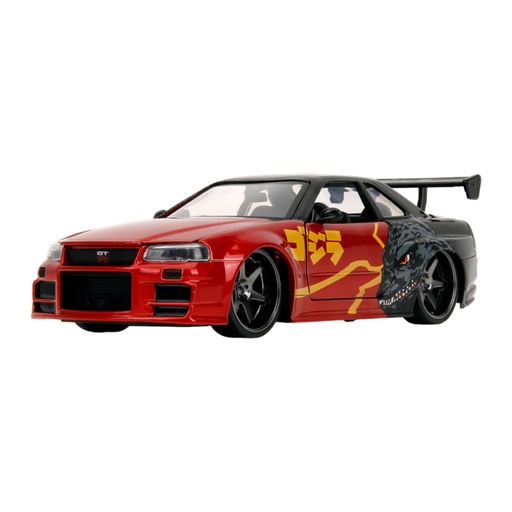 [IC18RYTC01] Godzilla Nissan GTR 1:24 Scale Diecast Vehicle