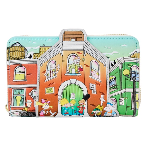 [IC18GHUR01] Hey Arnold House Zip Around Wallet