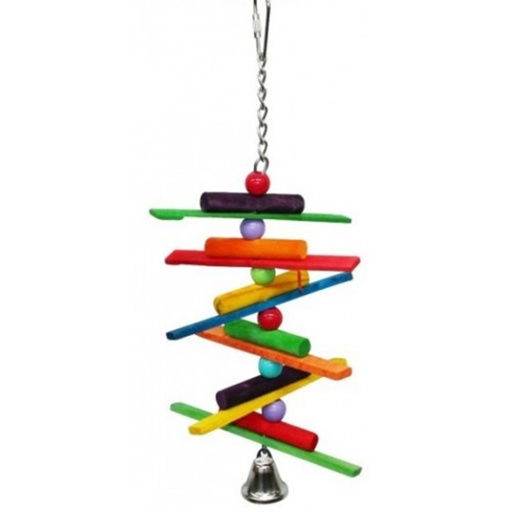 [EP2QVXL01] Hanging Wood Spiral Sticks Pet Toys