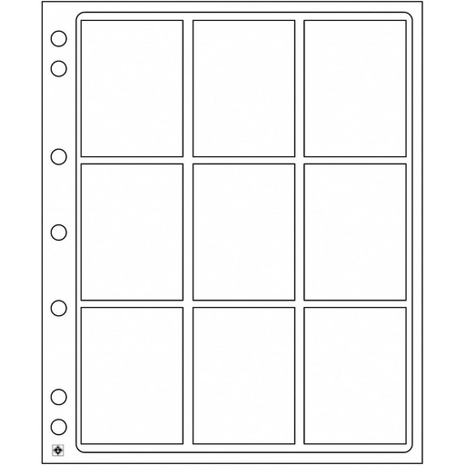 [RG2OSEB01] Leuchtturm Encap Coin Sheet for 9 Slabs 2pk