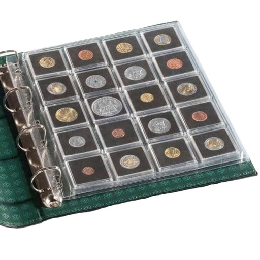 [RG2THTM01] Leuchtturm Encap 2in-Square Pockets Coin Sheets 2pk