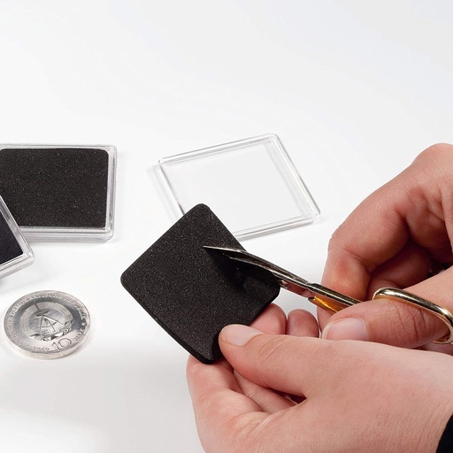 [RG2REUW01] Leuchtturm Quadrum DIY Square Coin Capsules 10pk