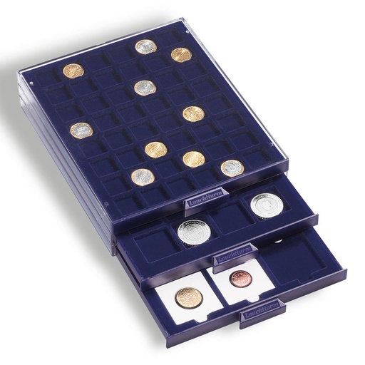 [RG2AHAP01] Leuchtturm Smart Coin Box Round Space (Blue)