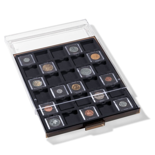 [RG2FKXZ01] Leuchtturm 30-Spaced Mini Quadrum Coin Tray