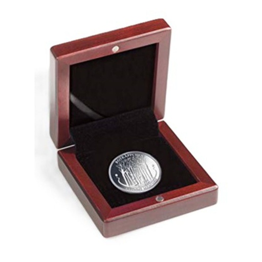 [RG2HXXU01] Leuchtturm 1 Round-Spaced Volterra Coin Box 41mm (Blue)