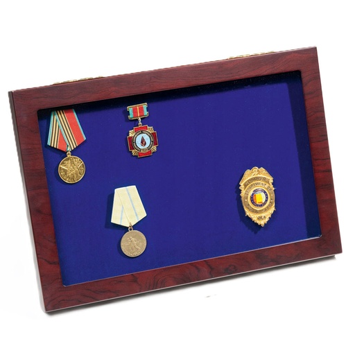 [RG2UYUH01] Leuchtturm Militaria Vitrine with Glass Lid
