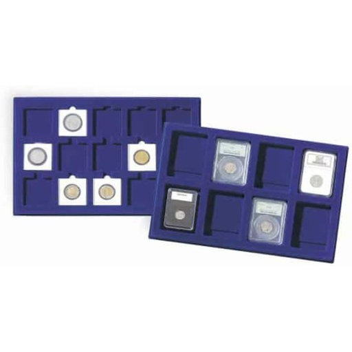[RG2OHUM01] Lighthouse Velvet Coin Trays for 2x2in Holder Tabs 2pk