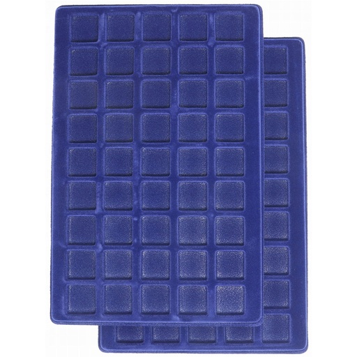 [RG2CRCR01] Leuchtturm Square-Spaced 45pc 31mm Coin Tray L 2pk