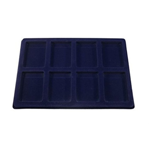 [RG2RICH01] Leuchtturm Square-Spaced 8 Slab Coin Tray L 2pk