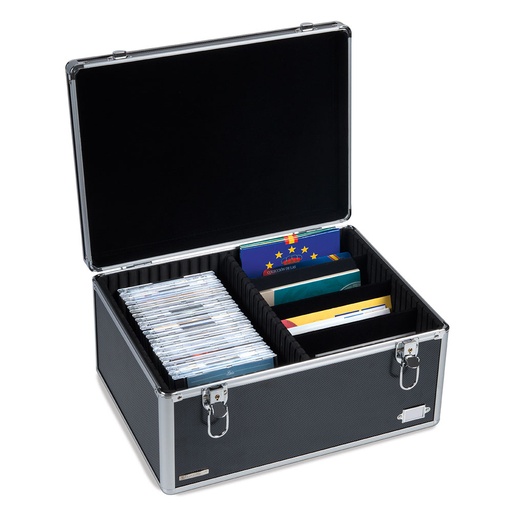 [RG2UUYP01] Leuchtturm Extra Large Cargo Collectors Case (Black/Silver)