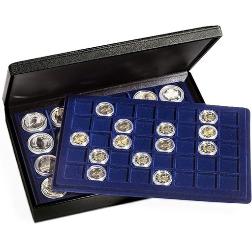 [RG2TRJF01] Leuchtturm Presidio Trio Coin Case with 20 Square Ports 48mm
