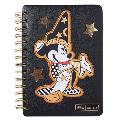 [JR9IWHA01] Midas Sorcerer Mickey Faux Leather Notebook