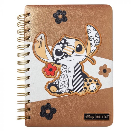 [JR9WVLN01] Midas Stitch Faux Leather Notebook