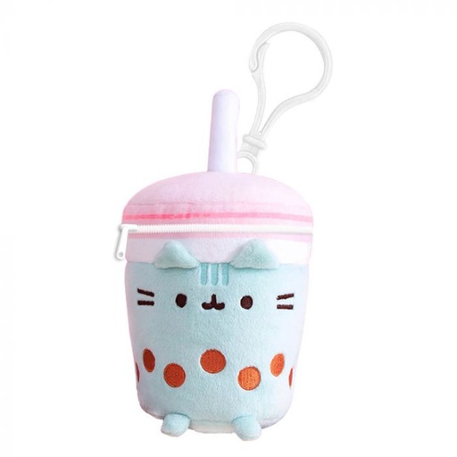 [JR9QUPQ01] Pusheen Sips Boba Tea Bag Charm Purse
