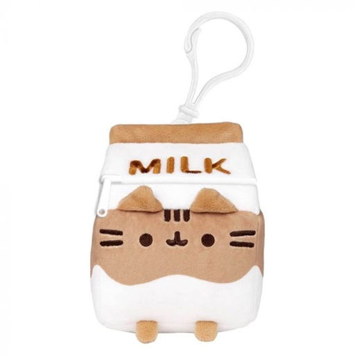 [JR9TMIQ01] Pusheen Sips Chocolate Milk Bag Charm Purse