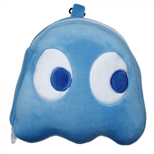 [JR9HFZD01] Relaxeazzz Pac-Man Blue Ghost Travel Pillow & Eye Mask Set