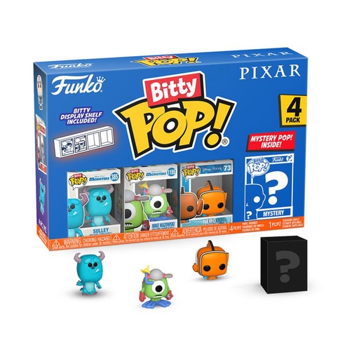 [IC19GCIZ01] Pixar Monsters Inc. Bitty Pop! 4-Pack