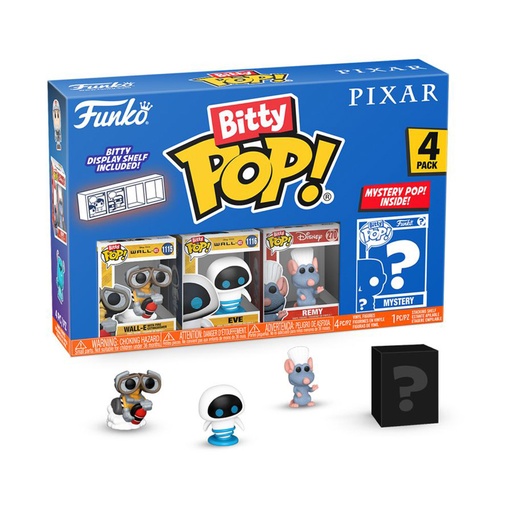 [IC19LISS01] Pixar WALL-E Bitty Pop! 4-Pack