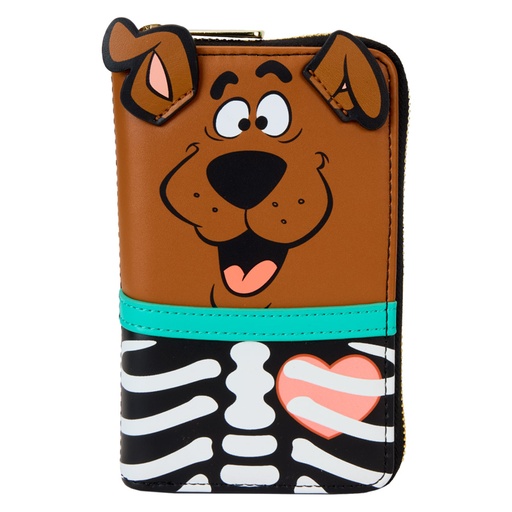 [IC19JDRS01] Scooby-Doo Skeleton Cosplay Glow Zip Wallet