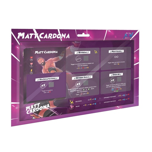[VR10HZSD01] All Time Wrestling Matt Cardona Strategy Game