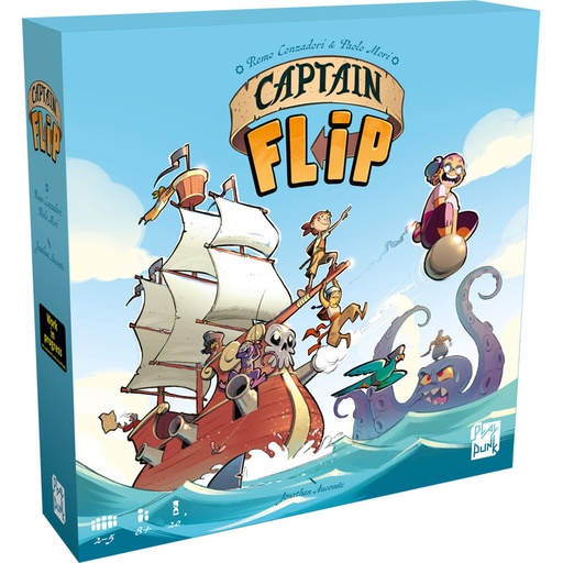 [VR10NDBO01] Captain Flip Strategy Game