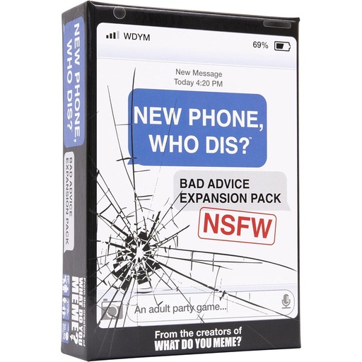 [VR10FOKS01] New Phone, Who Dis? Bad Advice Expansion Pack Party Game