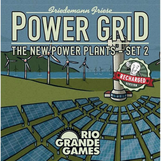 [VR10ADYE01] Power Grid New Power Plants Set 2 Expansion Game (Recharged)