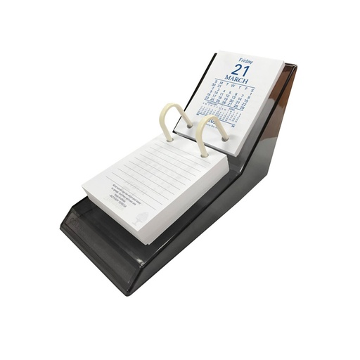 [WS6OCXE01] Collins Top Opening 2025 Desk Calendar with Acrylic Stand