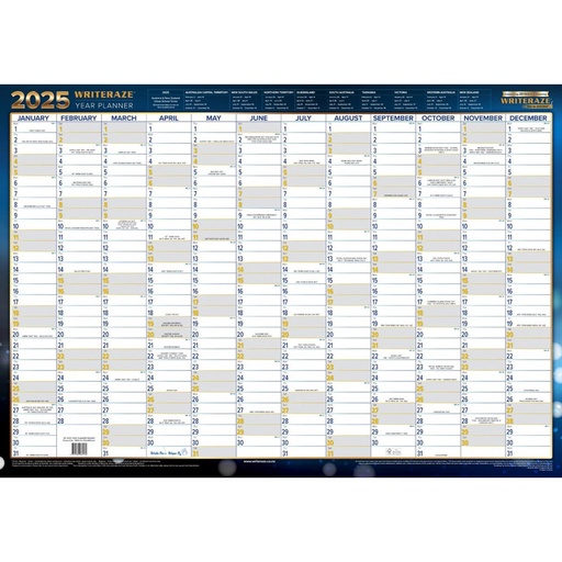 [WS6LCDN01] Collins Laminated Framed 2025 Planner (700x1000mm)