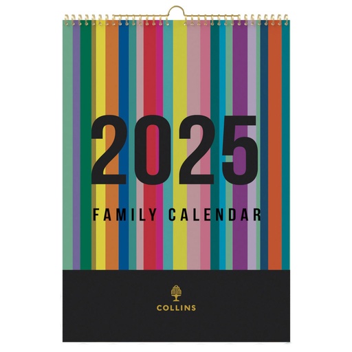 [WS6ESZU01] Collins Edge A3 Month to View 2025 Wall Calendar