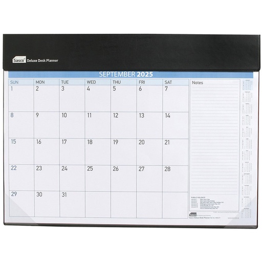 [WS6RDCU01] Sasco Deluxe Year to View 2025 Planner (518x387mm)