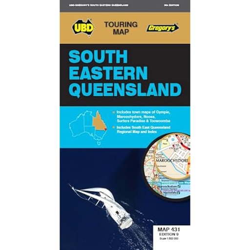 [WS6BOBJ01] UBD-Gregory's South East Queensland Map 9th Edition