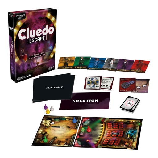 [RI3TQRM01] Clue Escape The Illusionists Club
