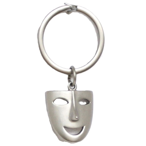 [BM4UXPU01] Smiling Mask Keyring
