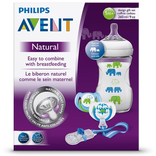[BM4HCHE01] Philips Avent Elephant Gift Set