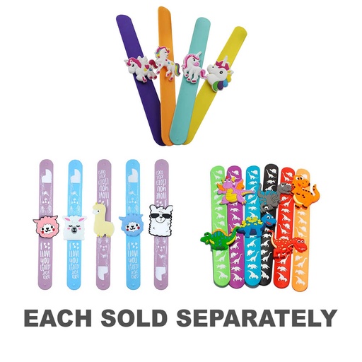 [AB2IWLD03] Slap Band w/ Removable Badge (1pc Random Style)