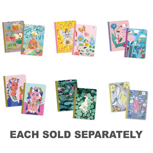 [KA2GIQL06] Djeco Little Notebooks (Set of 2)