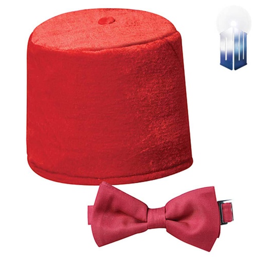 [DWFB001] Doctor Who Fez & Bow Tie Set