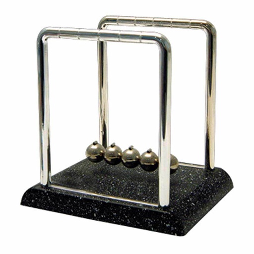 [MI3LBM01] Small Newton's Cradle w/ Marble Look Base