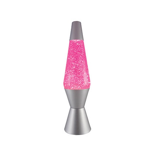 [MI3DGL01] Silver & Pink Diamond Glitter Lamp