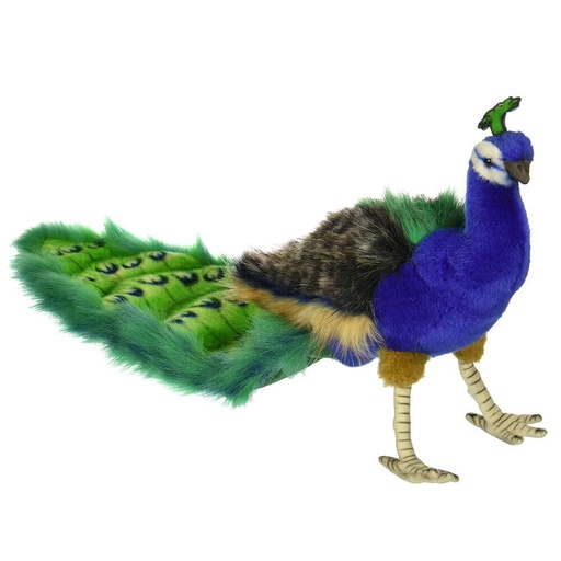 [CA1PPL01] Hansa Peacock Plush Toy (24cm)