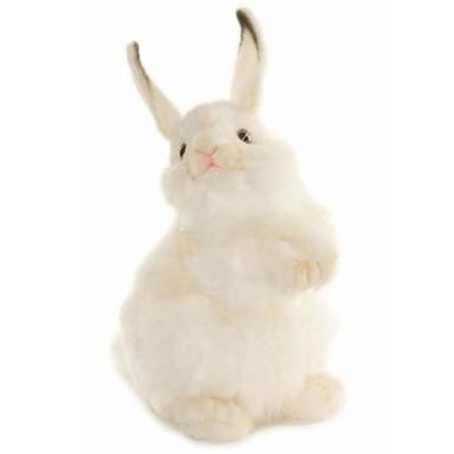 [CA1WSR01] Hansa White Standing Rabbit (32cm)