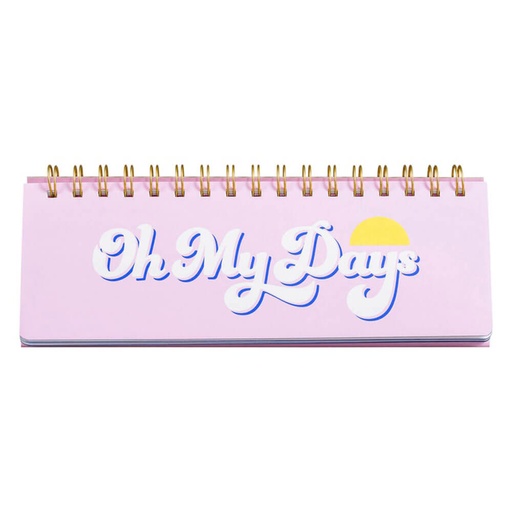 [WF2WDP01] Yes Studio Weekly Desk Planner (Oh My Days)